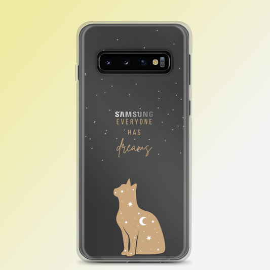 "Moonlit Dreams" Cat Phone Case - Samsung