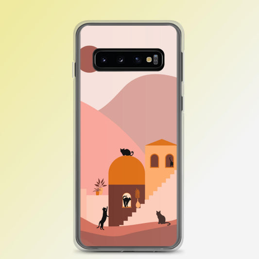 "Feline Frontier" Cat Phone Case - Samsung