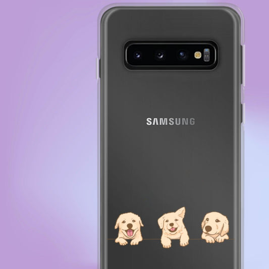 "Puppy Peekaboo" Dog Phone Case - Samsung