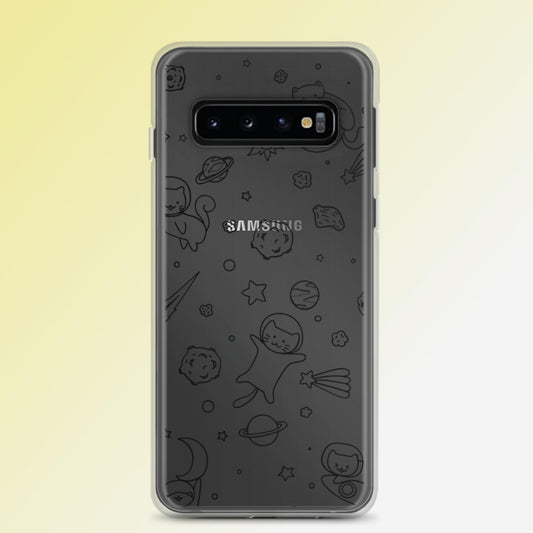 "Galactic Cat-stronauts" Cat Phone Case - Samsung