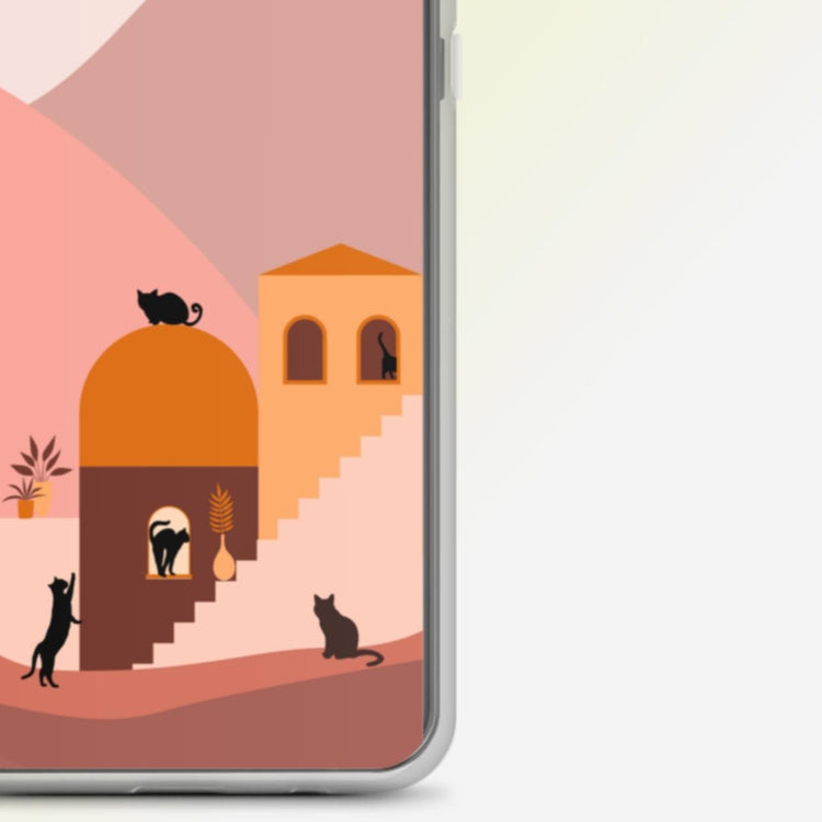 "Feline Frontier" Cat Phone Case - Samsung