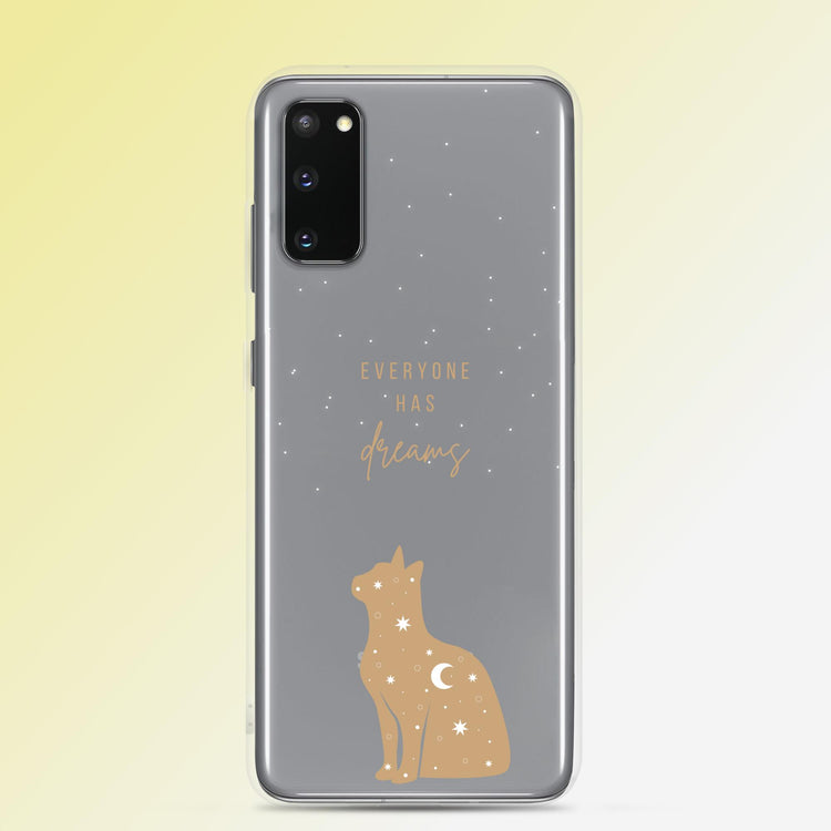 "Moonlit Dreams" Cat Phone Case - Samsung