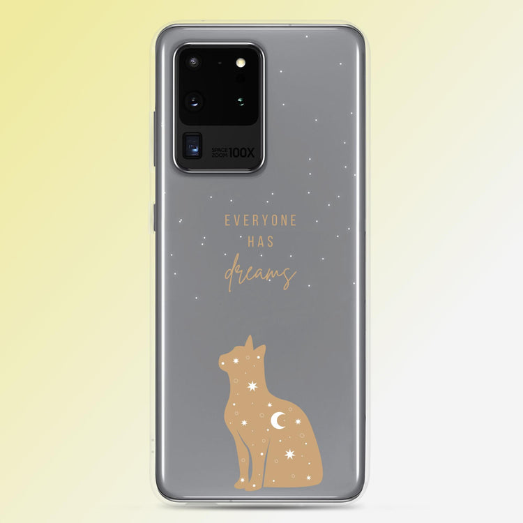 "Moonlit Dreams" Cat Phone Case - Samsung