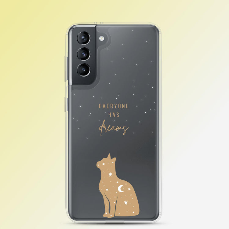 "Moonlit Dreams" Cat Phone Case - Samsung