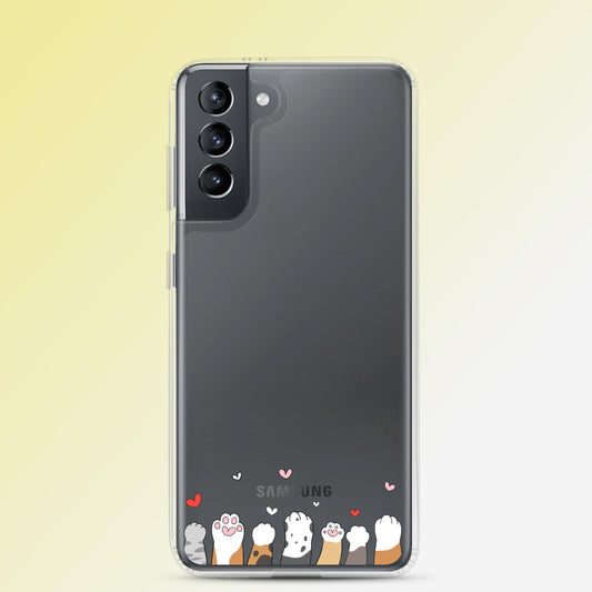 "Purrfect Paws" Cat Phone Case - Samsung
