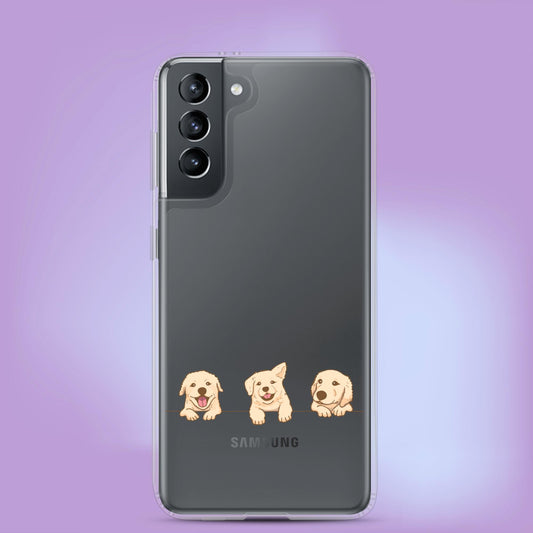"Puppy Peekaboo" Dog Phone Case - Samsung
