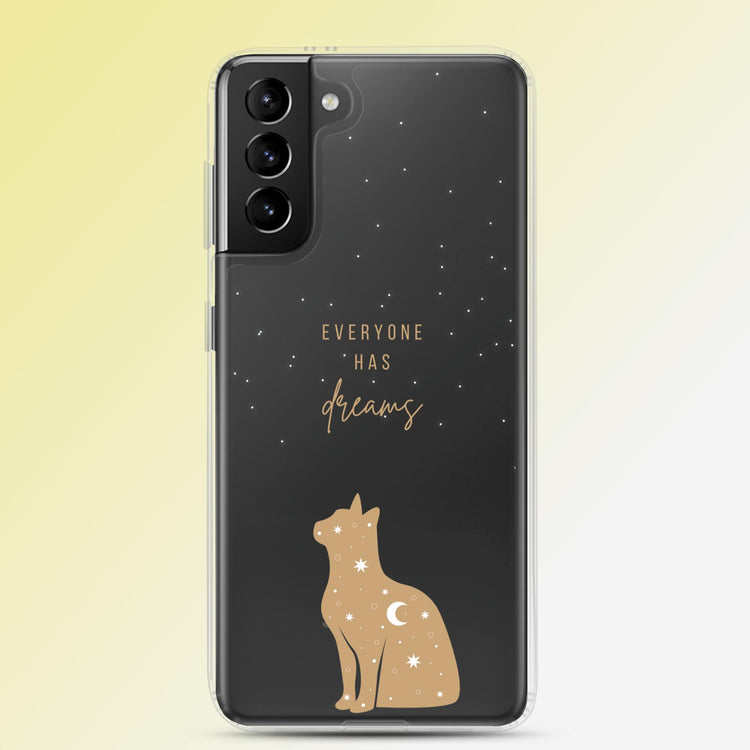 "Moonlit Dreams" Cat Phone Case - Samsung