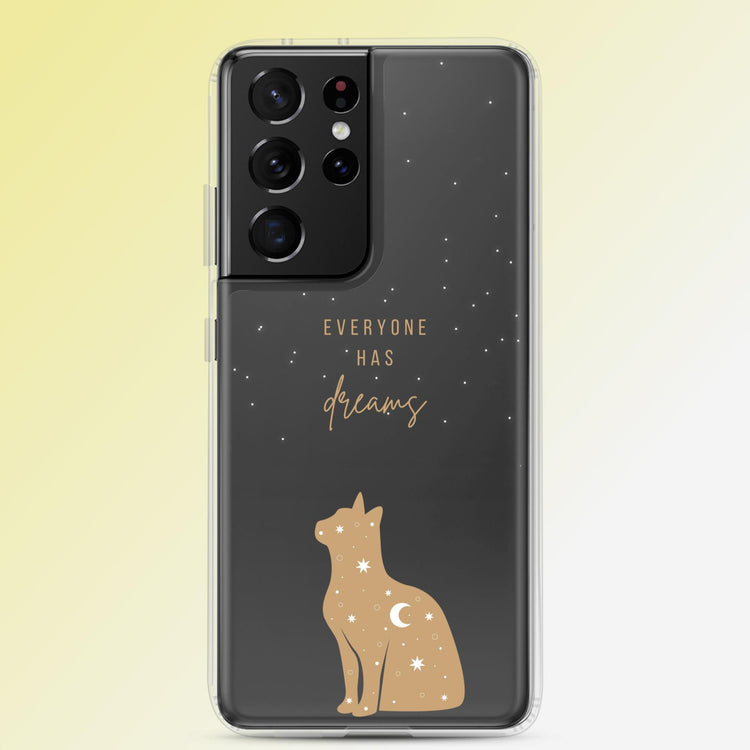 "Moonlit Dreams" Cat Phone Case - Samsung