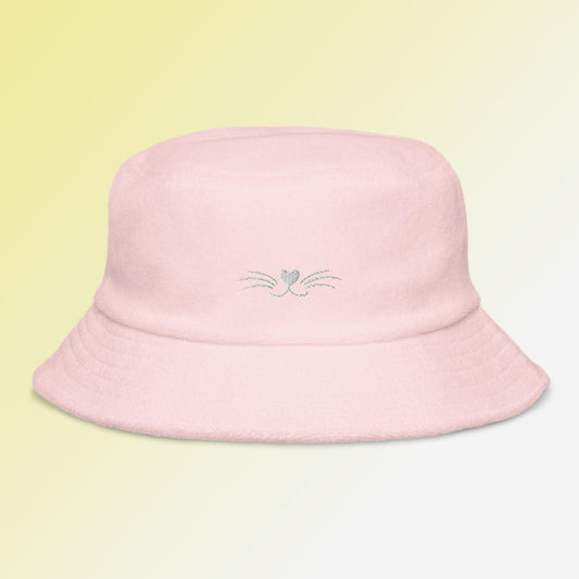 Cat Whisker Embroidered Bucket Hat
