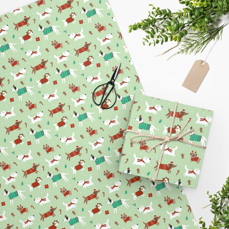 Pawfectly Wrapped: Dog-Inspired Green Holiday Paper