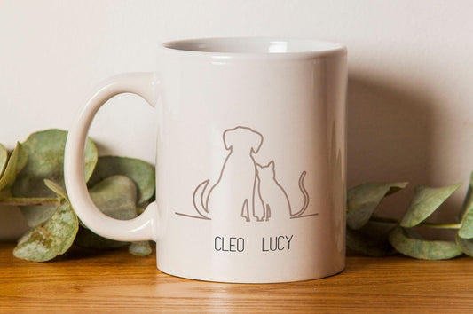 Purrfect Pals: Personalized Mugs